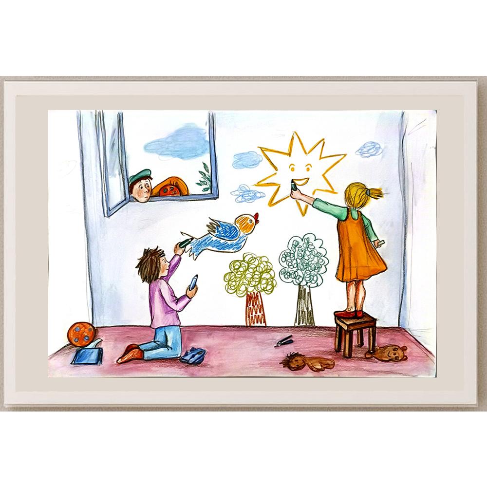 Roxana Soare 43x30cm Orijinal Karikatür BOD06846