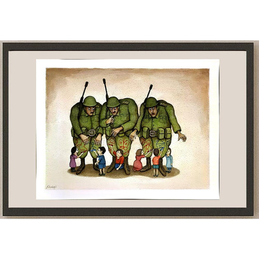 Mohammad Ali Khalaji 35x25cm Orijinal Karikatür BOD06847