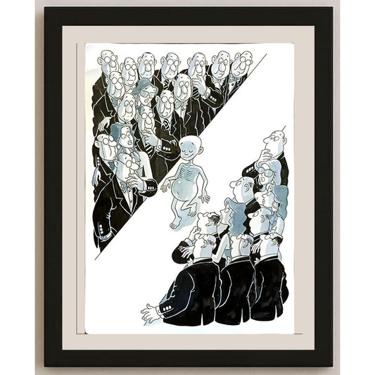 Jitet Koestana 43x30cm Orijinal Karikatür BOD06853