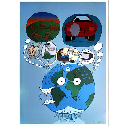 Taner Can Sertel 29x21cm Orijinal Karikatür BOD06857