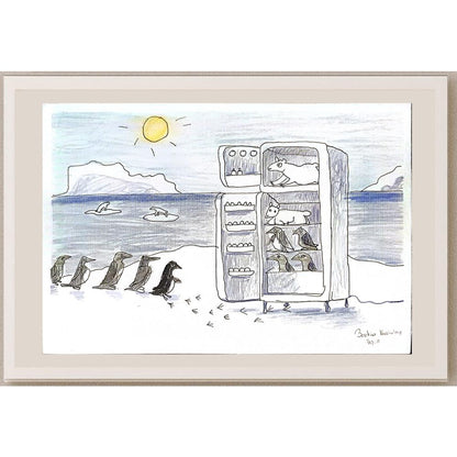 Berkin Kurtulmuş 29x21cm Orijinal Karikatür BOD06861