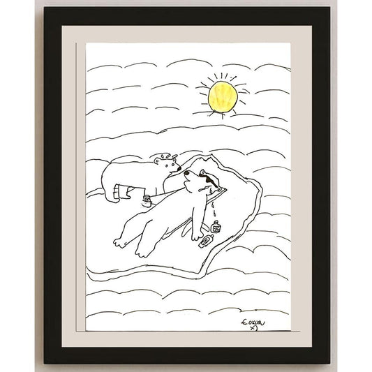 Edanur Okun 29x21cm Orijinal Karikatür BOD06864