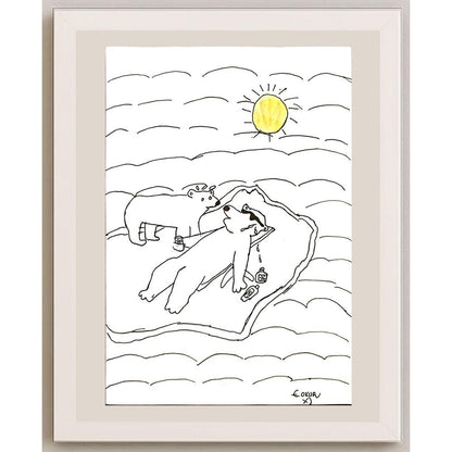 Edanur Okun 29x21cm Orijinal Karikatür BOD06864