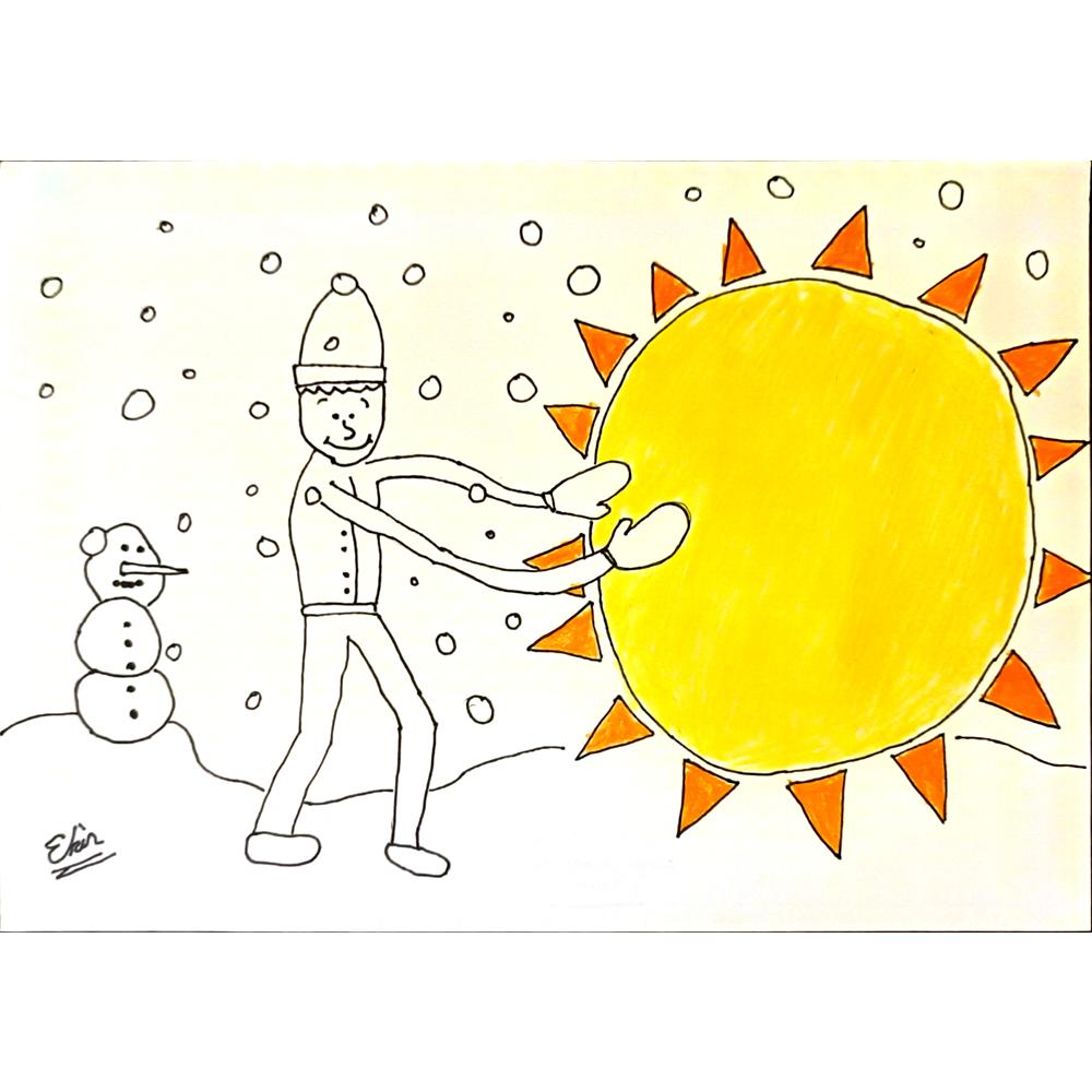 EkinÖzeskici 29x21cm Orijinal Karikatür BOD06866