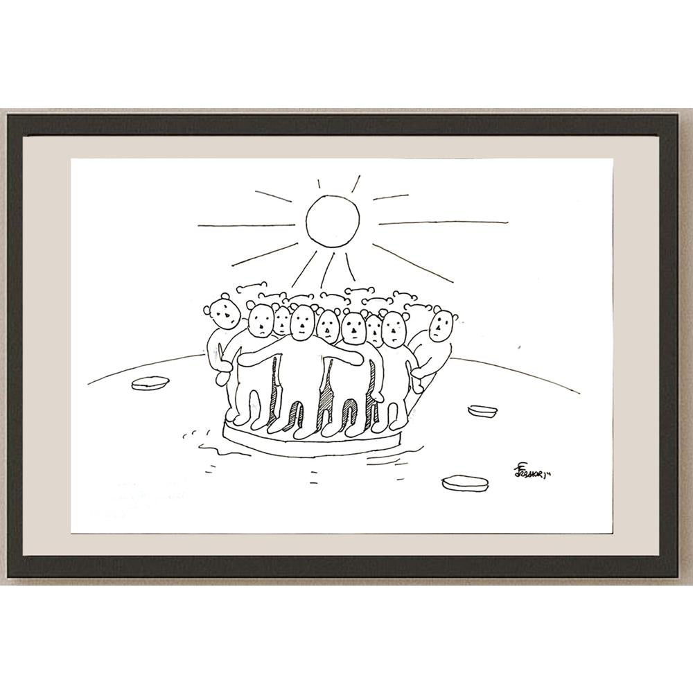 EkinÖzbakır 29x21cm Orijinal Karikatür BOD06867