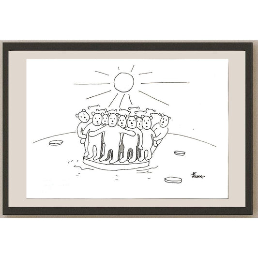 EkinÖzbakır 29x21cm Orijinal Karikatür BOD06867