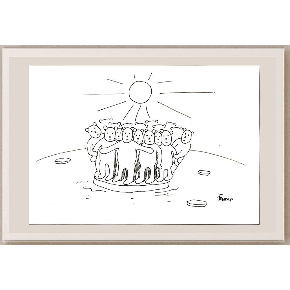 EkinÖzbakır 29x21cm Orijinal Karikatür BOD06867