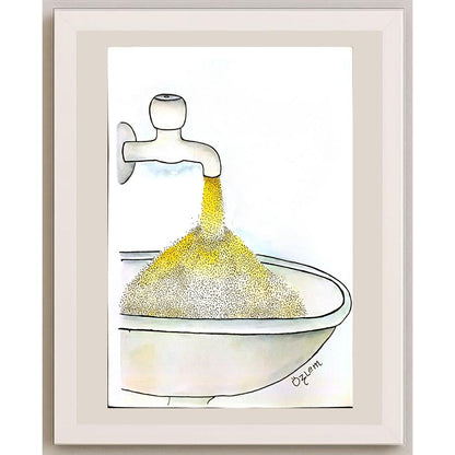 ÖzlemÇakır 29x21cm Orijinal Karikatür BOD06870