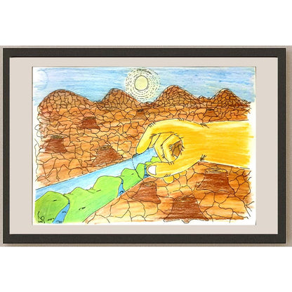 MuammerÖzel 29x21cm Orijinal Karikatür BOD06875