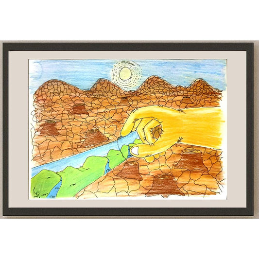 MuammerÖzel 29x21cm Orijinal Karikatür BOD06875