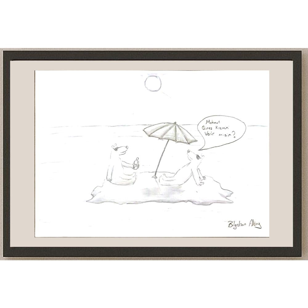 Bilgehan Albay 29x21cm Orijinal Karikatür BOD06876