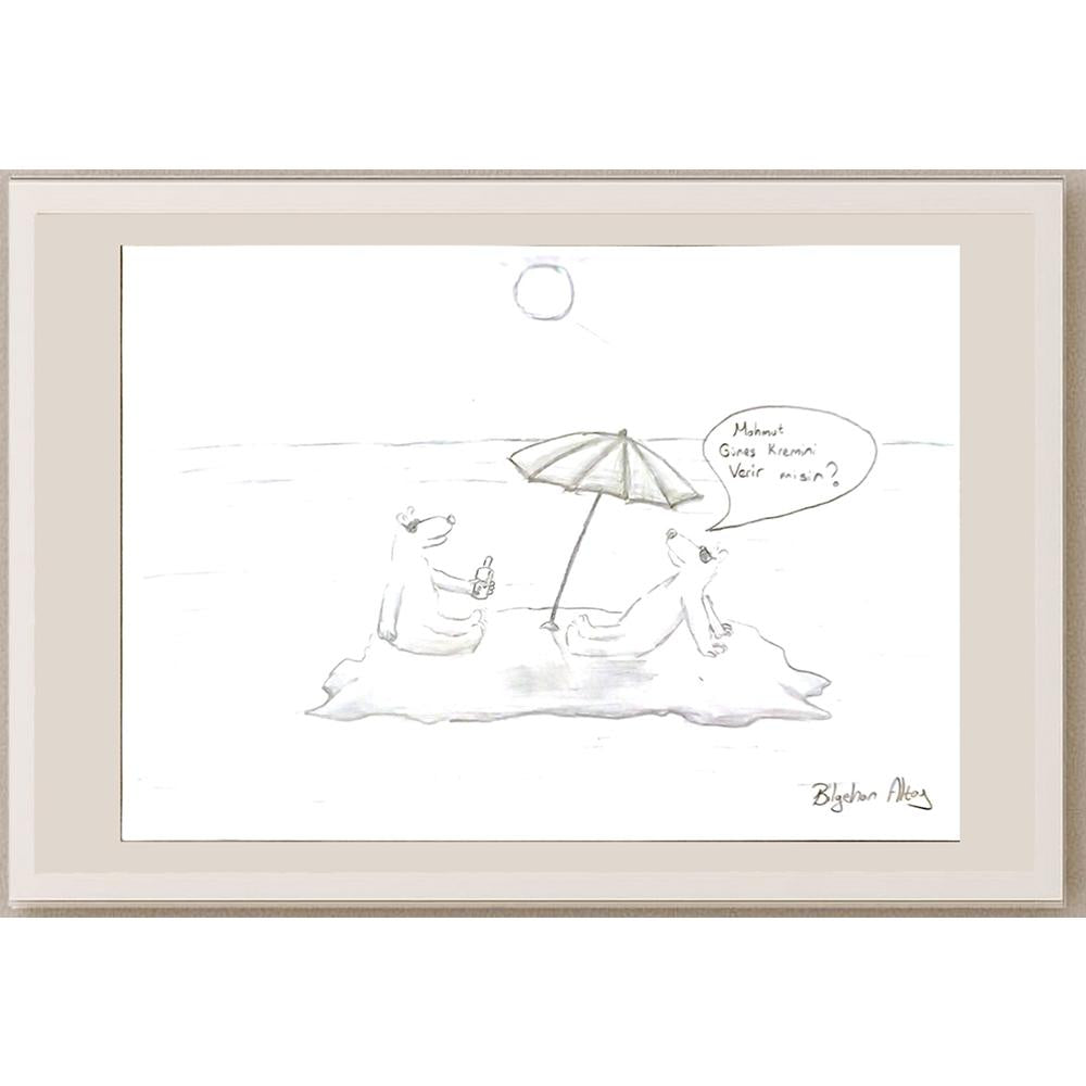 Bilgehan Albay 29x21cm Orijinal Karikatür BOD06876