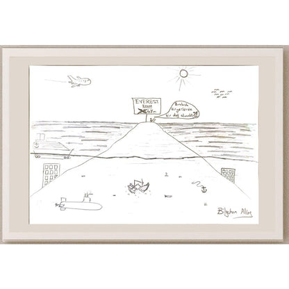 Bilgehan Albay 29x21cm Orijinal Karikatür BOD06877