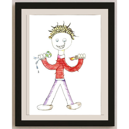 Doğa Avcı 29x21cm Orijinal Karikatür BOD06881