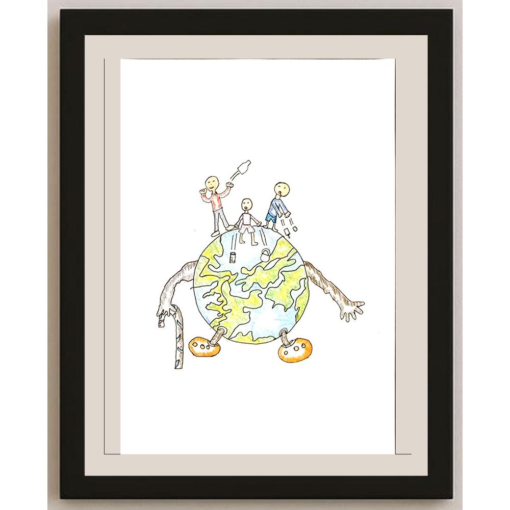 Zeynep Altun 29x21cm Orijinal Karikatür BOD06885