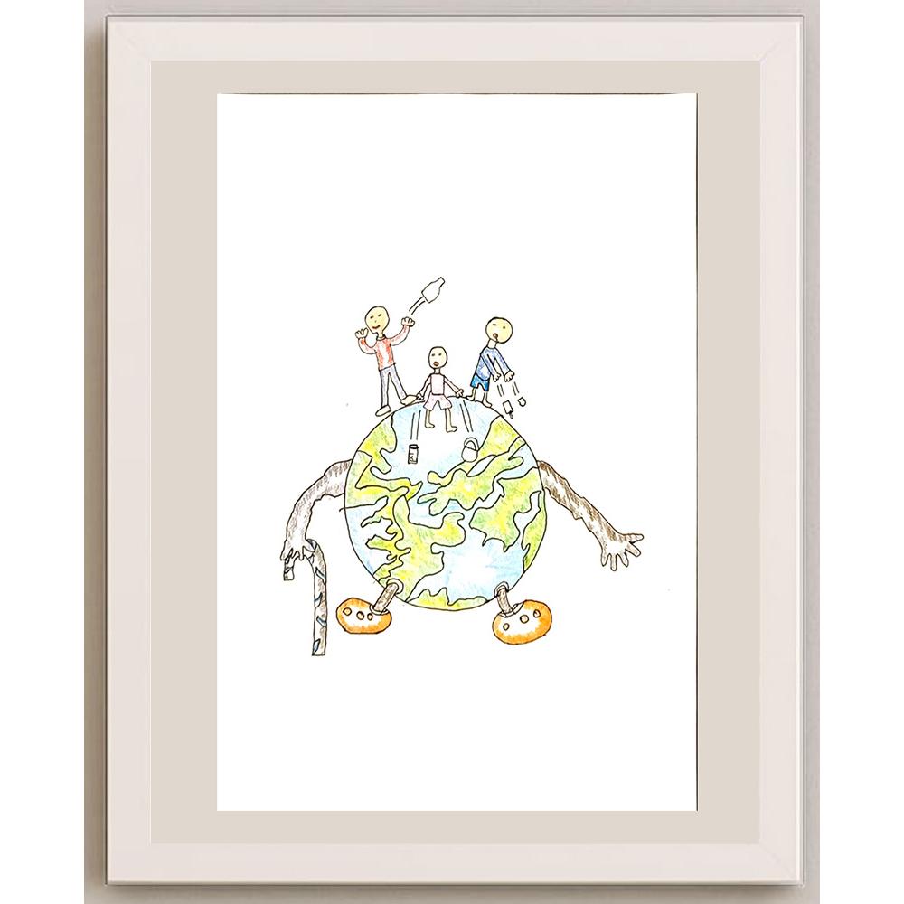 Zeynep Altun 29x21cm Orijinal Karikatür BOD06885