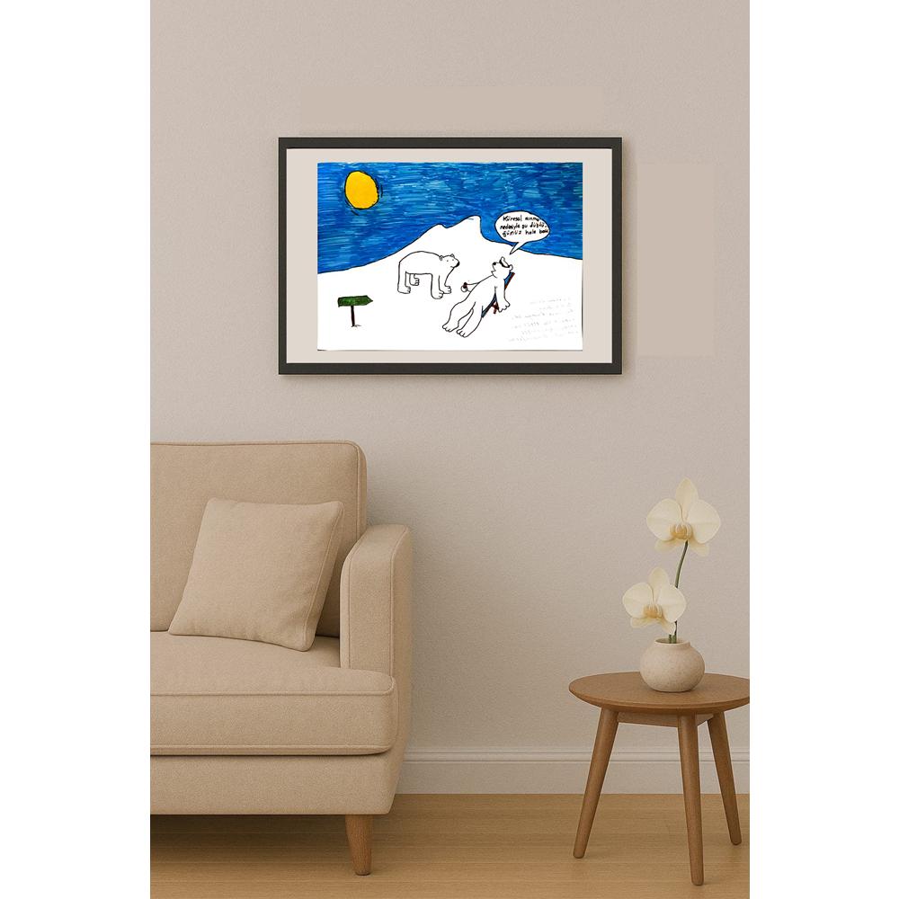 Ertekin Erdin 29x21cm Orijinal Karikatür BOD06888