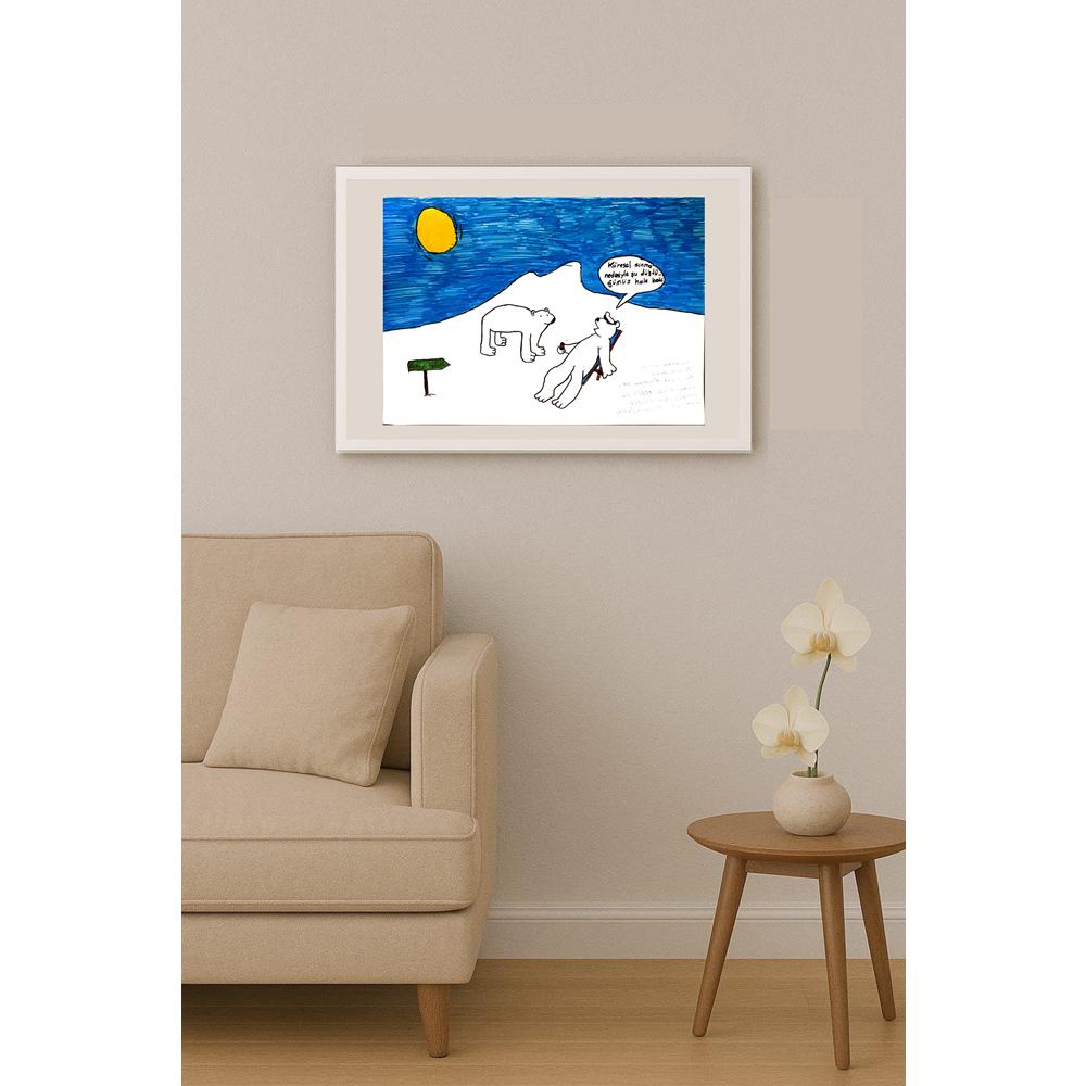 Ertekin Erdin 29x21cm Orijinal Karikatür BOD06888