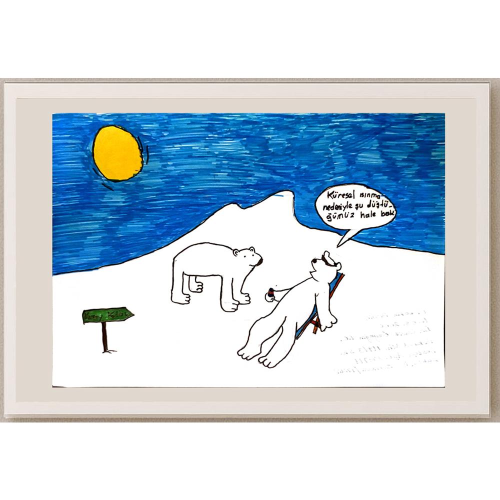 Ertekin Erdin 29x21cm Orijinal Karikatür BOD06888