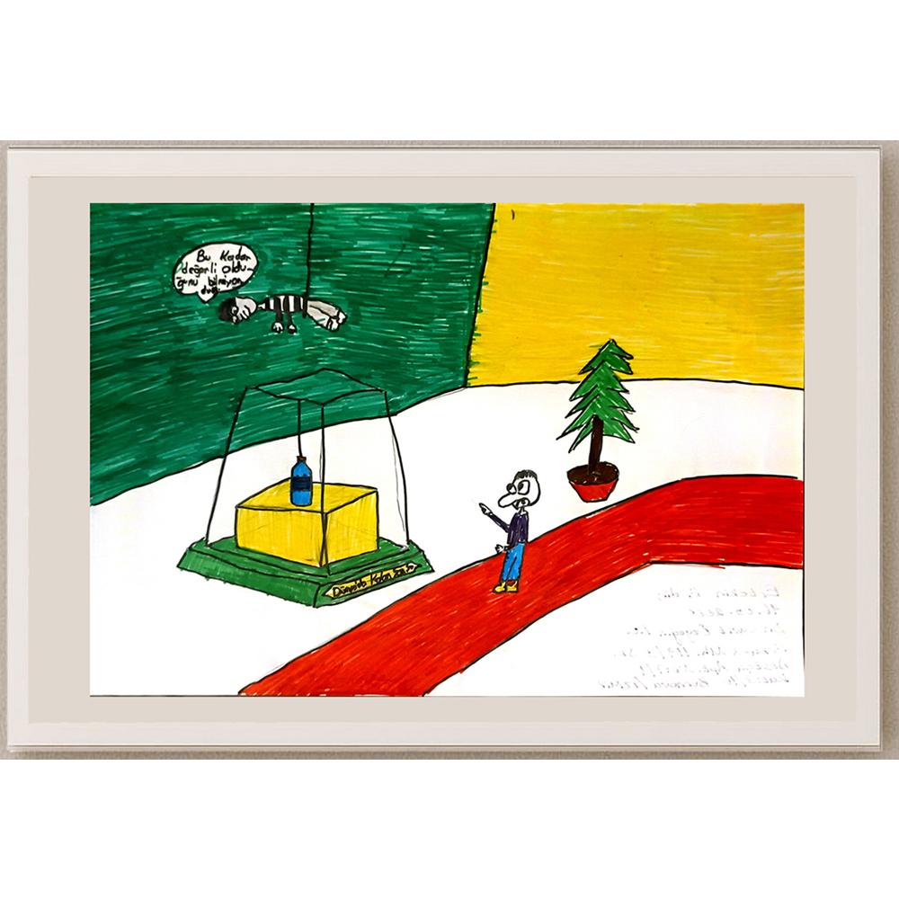 Ertekin Erdin 29x21cm Orijinal Karikatür BOD06889