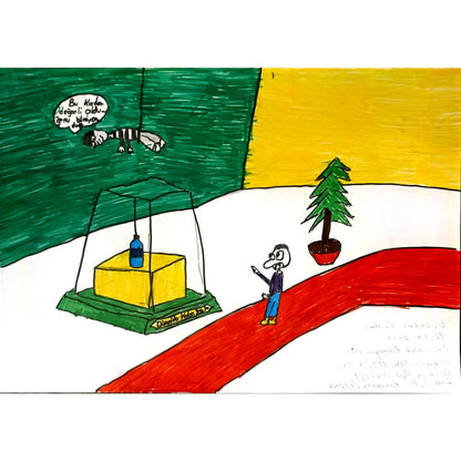 Ertekin Erdin 29x21cm Orijinal Karikatür BOD06889