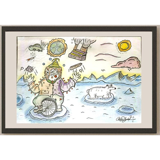 Ozan Aytaş 29x21cm Orijinal Karikatür BOD06890