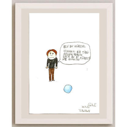 Zeynep Gökçe Türemen 29x21cm Orijinal Karikatür BOD06892