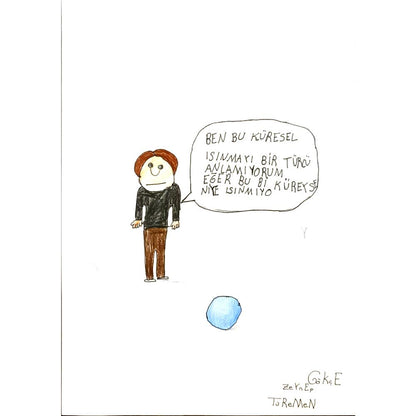Zeynep Gökçe Türemen 29x21cm Orijinal Karikatür BOD06892