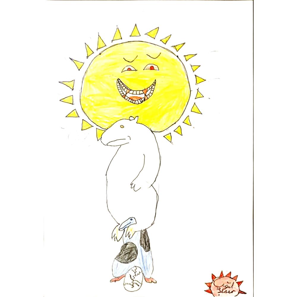ÇığılŞener 29x21cm Orijinal Karikatür BOD06894
