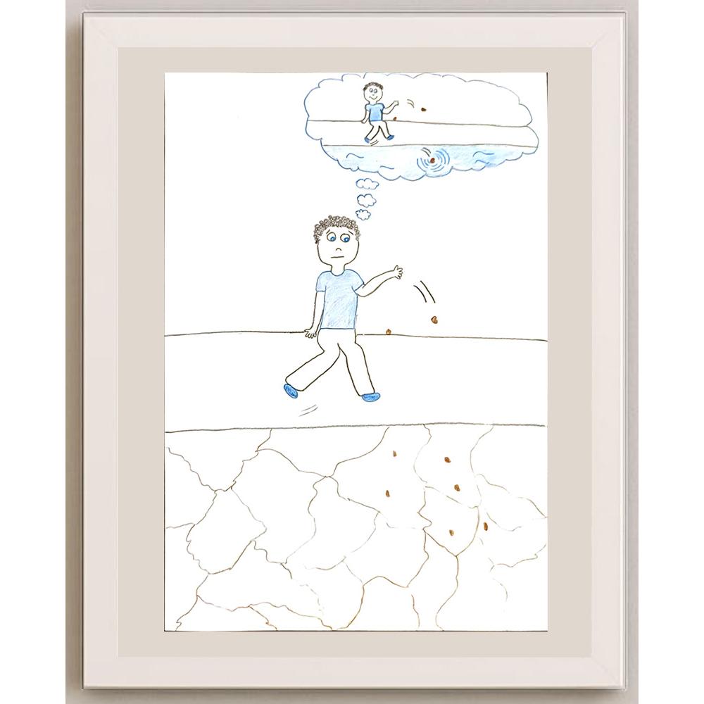 Aydan Güler 29x21cm Orijinal Karikatür BOD06898