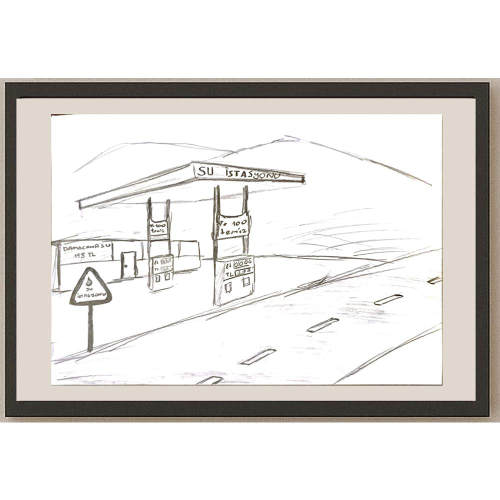Abdullah Harunİlhan 29x21cm Orijinal Karikatür BOD06900