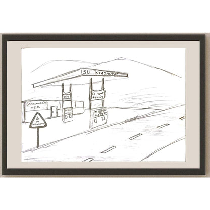 Abdullah Harunİlhan 29x21cm Orijinal Karikatür BOD06900