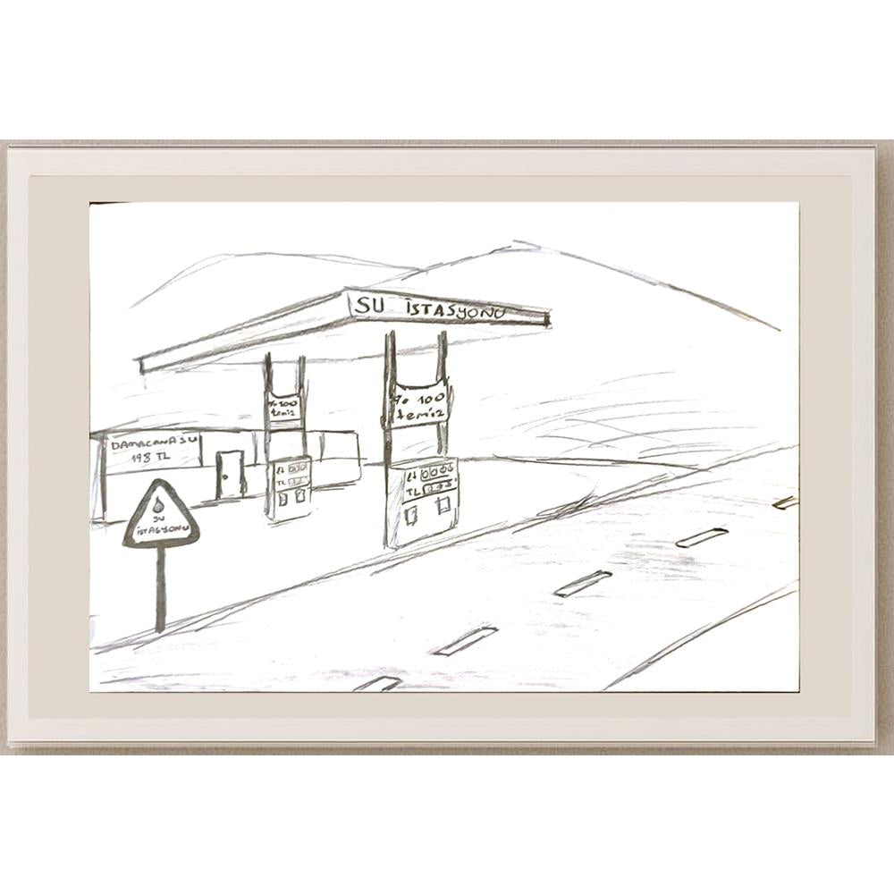 Abdullah Harunİlhan 29x21cm Orijinal Karikatür BOD06900
