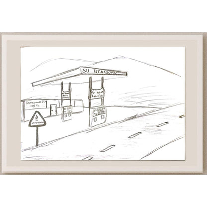 Abdullah Harunİlhan 29x21cm Orijinal Karikatür BOD06900