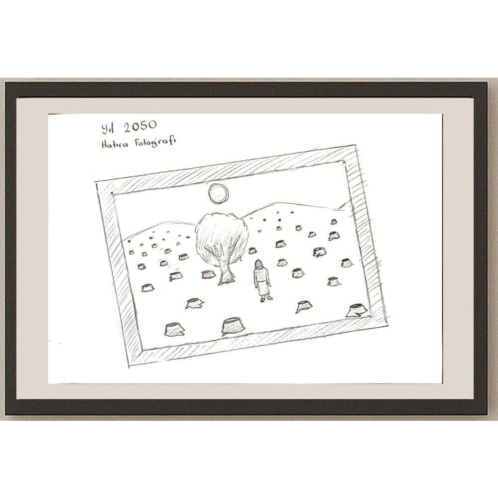 Abdullah Harunİlhan 29x21cm Orijinal Karikatür BOD06901
