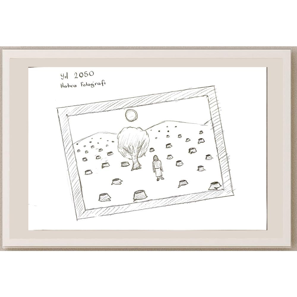 Abdullah Harunİlhan 29x21cm Orijinal Karikatür BOD06901
