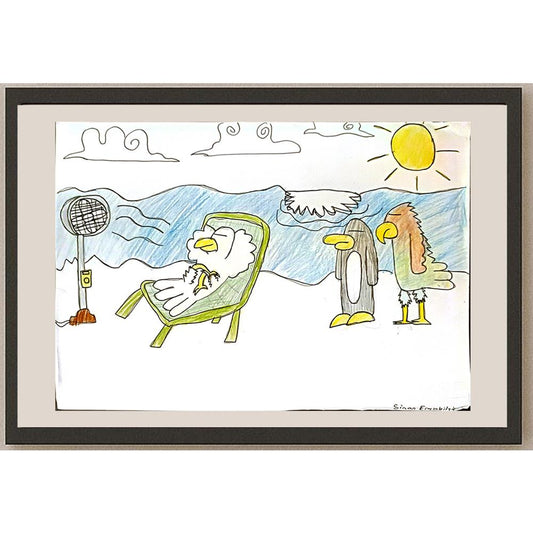 Sinan Erginbilgiç 35x25cm Orijinal Karikatür BOD06906