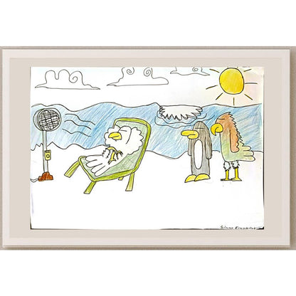 Sinan Erginbilgiç 35x25cm Orijinal Karikatür BOD06906