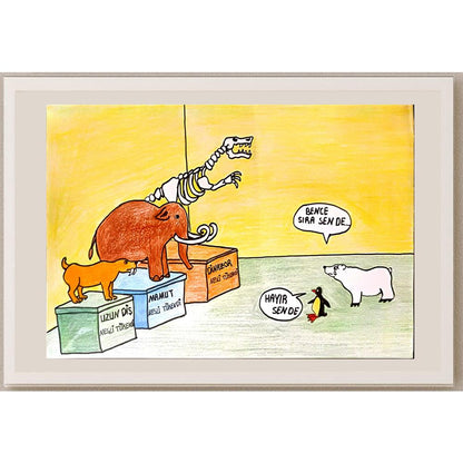 Sevda Akyol 29x21cm Orijinal Karikatür BOD06913