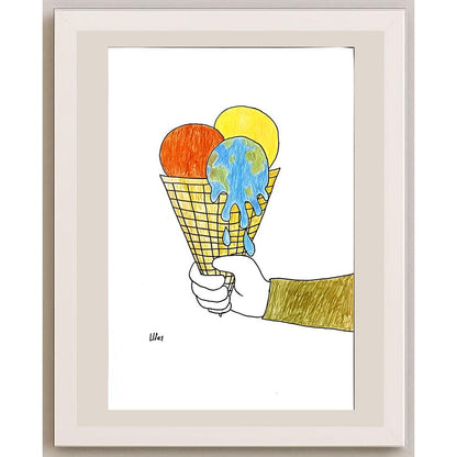 Ulaşİğit 29x21cm Orijinal Karikatür BOD06915