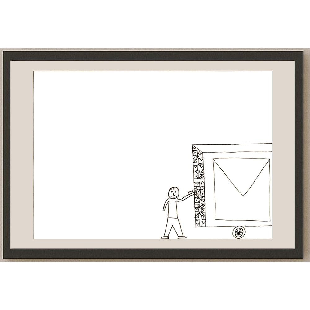 Çağdaş Uçurum 29x21cm Orijinal Karikatür BOD06919