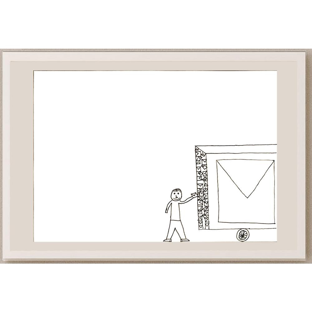 Çağdaş Uçurum 29x21cm Orijinal Karikatür BOD06919