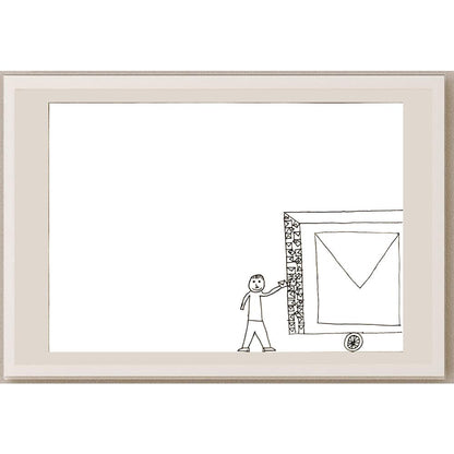 Çağdaş Uçurum 29x21cm Orijinal Karikatür BOD06919