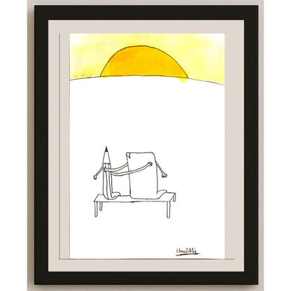Umut Ata Uğraş 29x21cm Orijinal Karikatür BOD06920