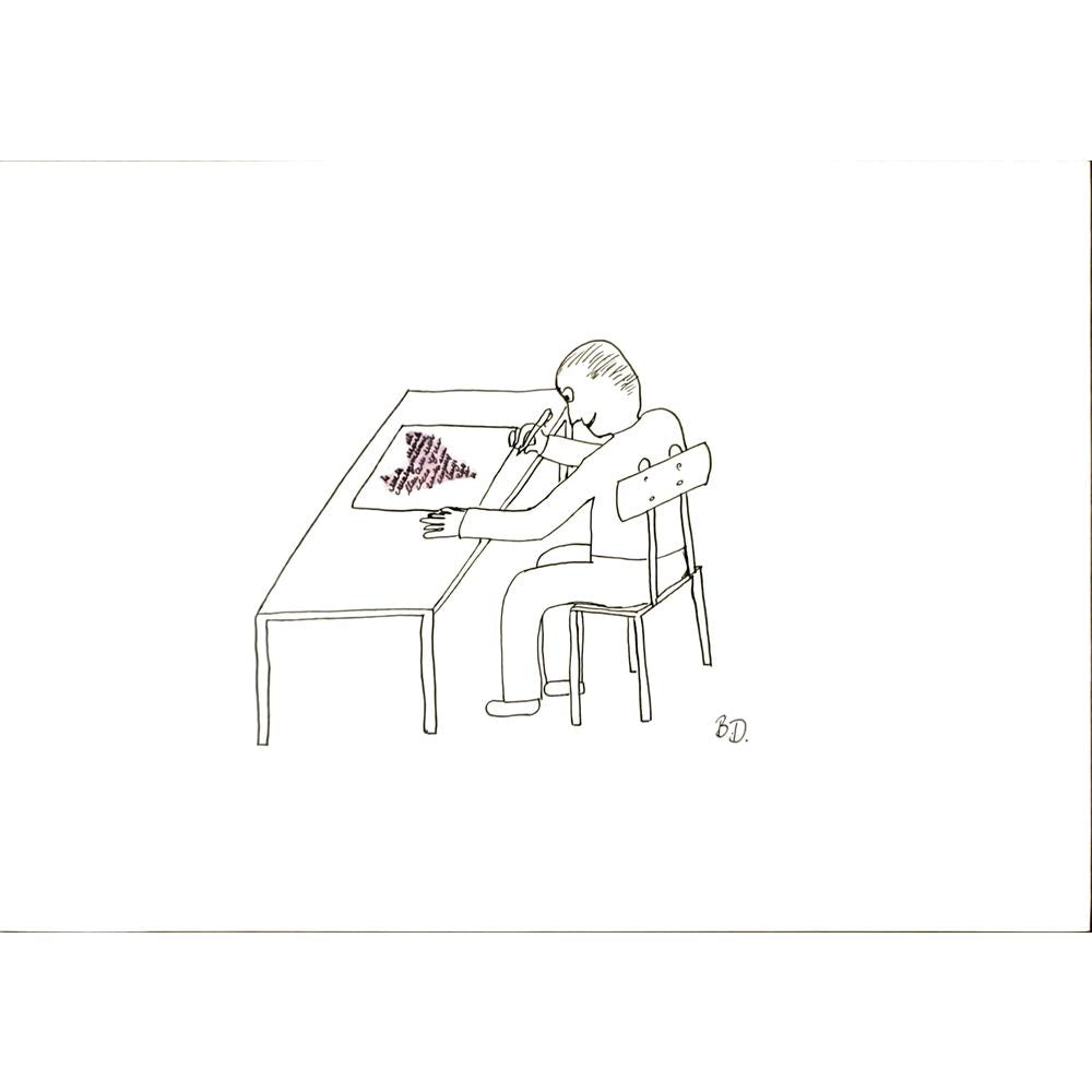 Bahar Damla Kaya 29x21cm Orijinal Karikatür BOD06922