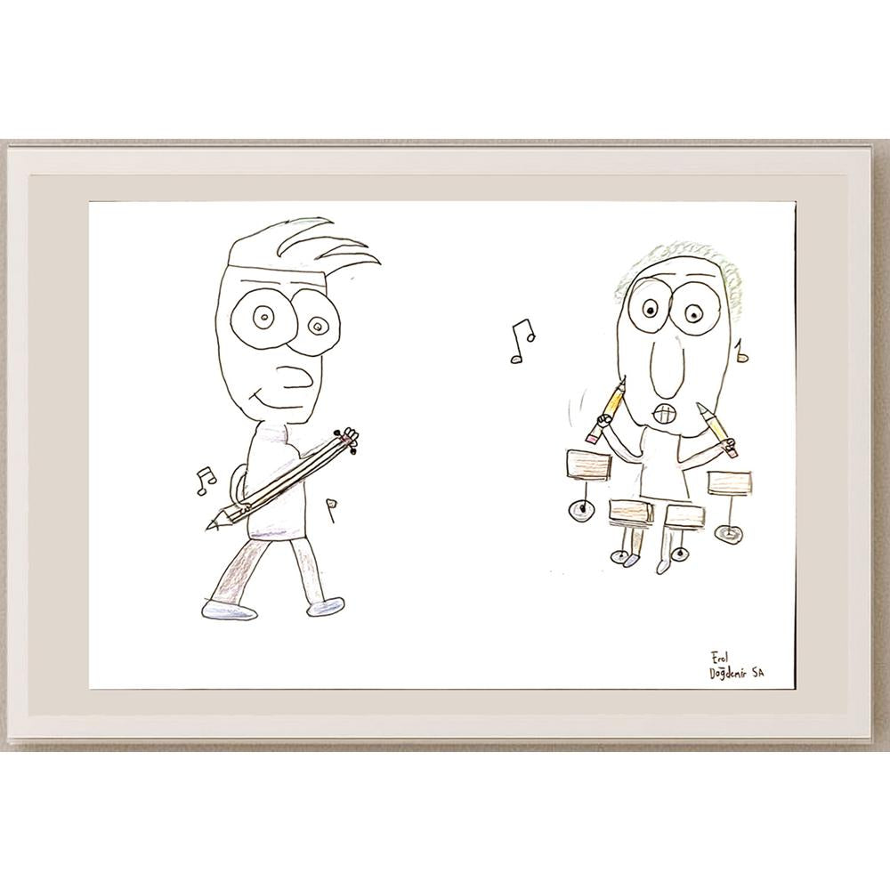 Erol Dağdemir 29x21cm Orijinal Karikatür BOD06927