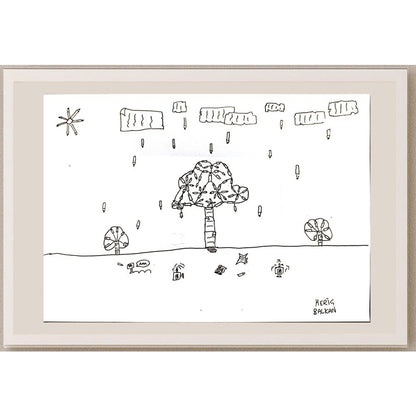 Meriç Balkan 29x21cm Orijinal Karikatür BOD06938