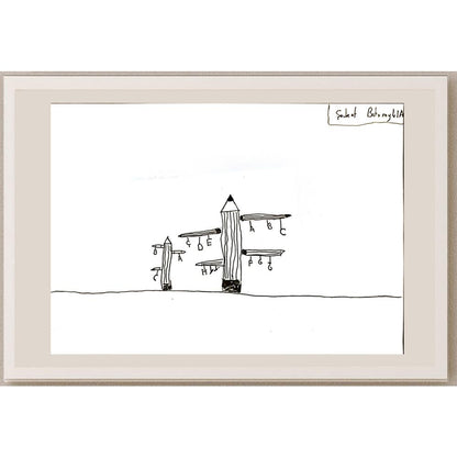 Şevket Baturay 29x21cm Orijinal Karikatür BOD06943