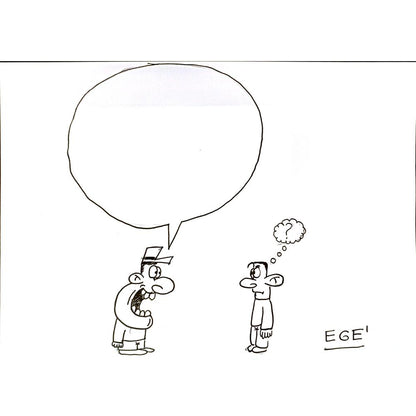 Ege Tıkız 29x21cm Orijinal Karikatür BOD06945