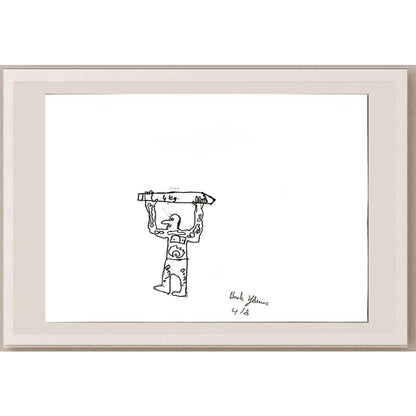 Berk Yavuz 29x21cm Orijinal Karikatür BOD06946